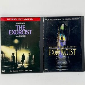 Exorcist I and III dvd’s please see pictures for details.